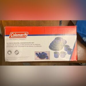 Coleman enamel dish set